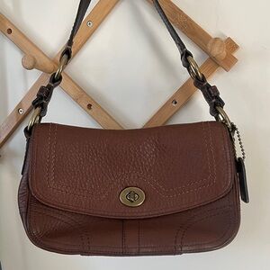 Brown coach bag